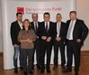v.l.n.r.: Johannes Verpoort, Dr. Ursula Pitzner, Markus Leßmann, Jürgen Franken, Norbert Killewald u. Jürgen Fahnenstich